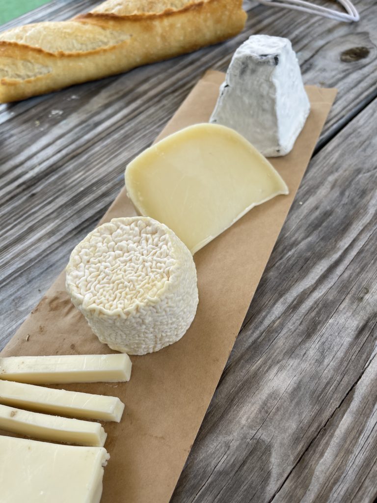 Four Ohio-made cheeses from Old Brooklyn Cheese Co. and Marchant Manor