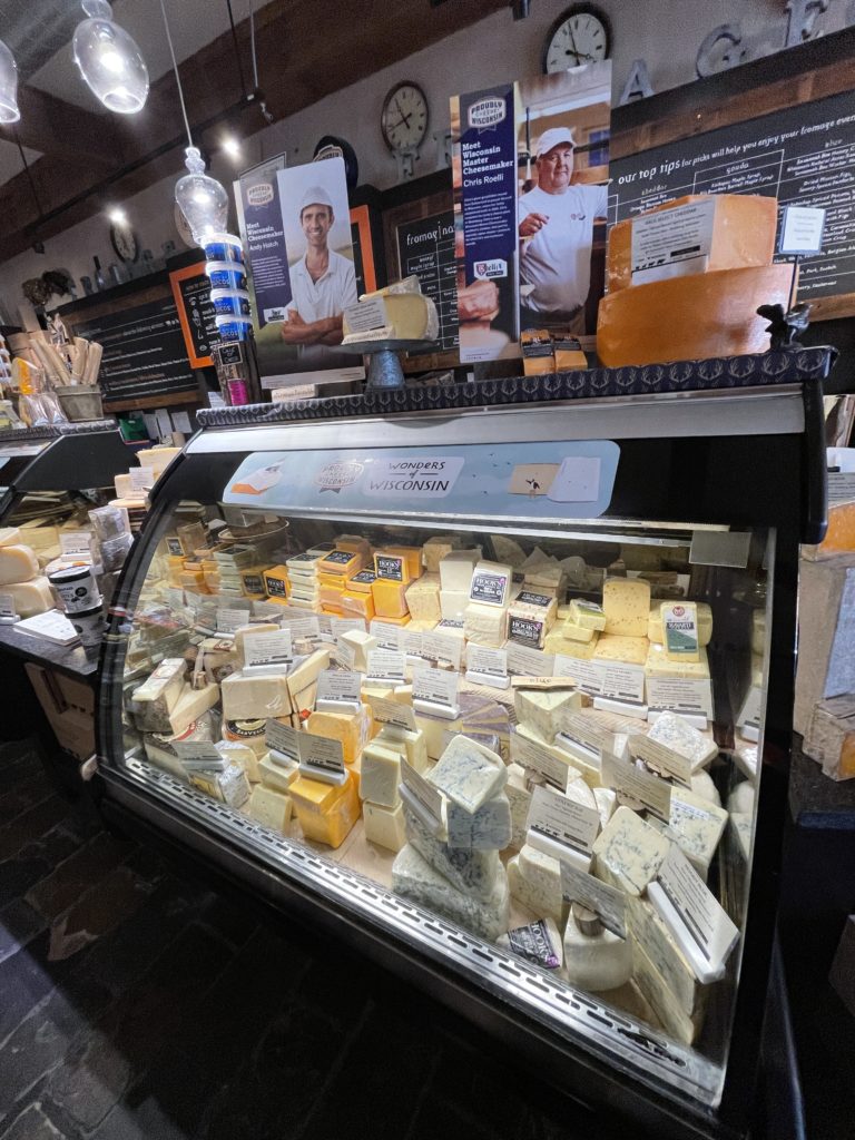 The cheese case at Fromagination